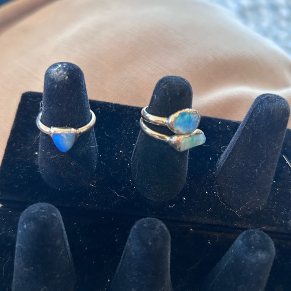 Stackable boho ring set - Picture 2 of 4